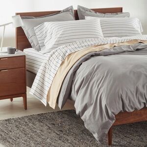 NEW Nordstrom Duvet cover set 100% organic cotton